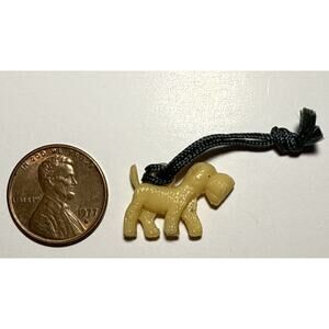 Vintage Scottie Dog Cracker Jack Celluloid Charm 1A